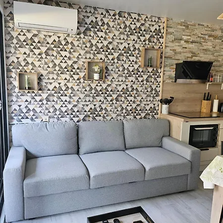 Grand T3 Face Au Parc Et A 2 Min Du Port Et De La Wifi Parking Privatif 3 Etoiles A L'office Du Tourisme Apartment Saint-Cyprien (Pyrenees-Orientales)